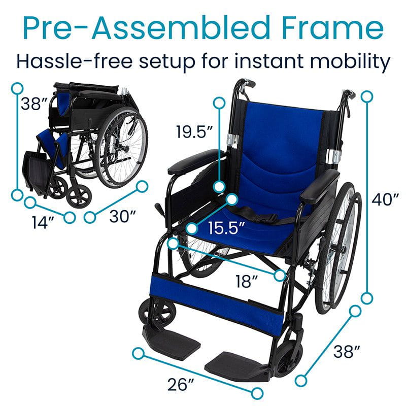 Vive Health Air Frame Wheelchair